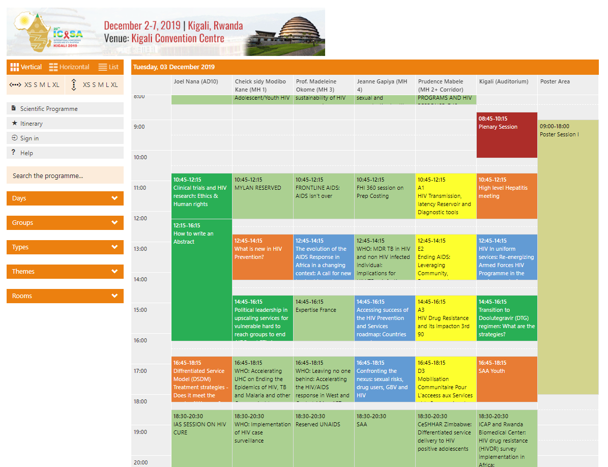 Online Programme